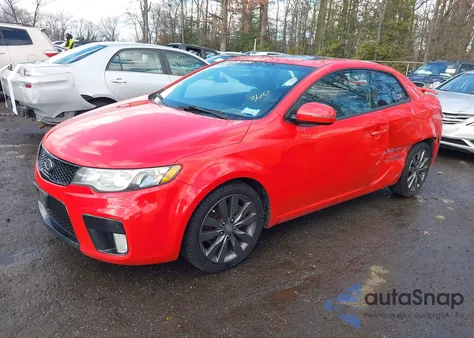 2012 Kia Forte Koup Sx from USA, damaged, VIN KNAFW6A30C5592444